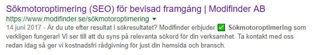 Vad är meta-beskrivning (meta-description) och hur lång får den vara 2019?