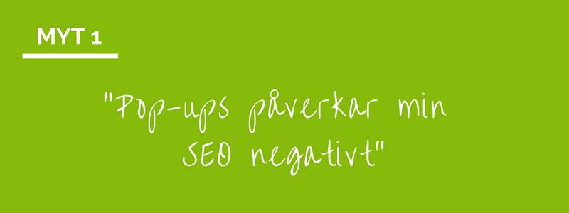 pop ups paverkar seo